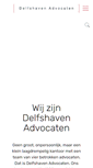 Mobile Screenshot of delfshavenadvocaten.nl