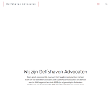 Tablet Screenshot of delfshavenadvocaten.nl
